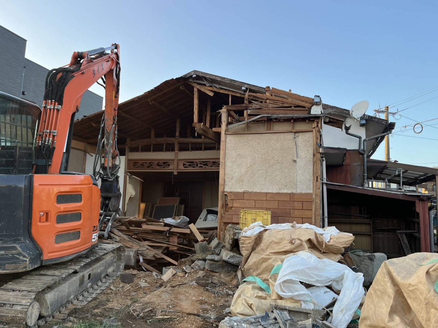 施工前（木造住宅解体工事：鳥栖市）